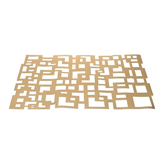 Lugar Americano 45cm Geometric Gold